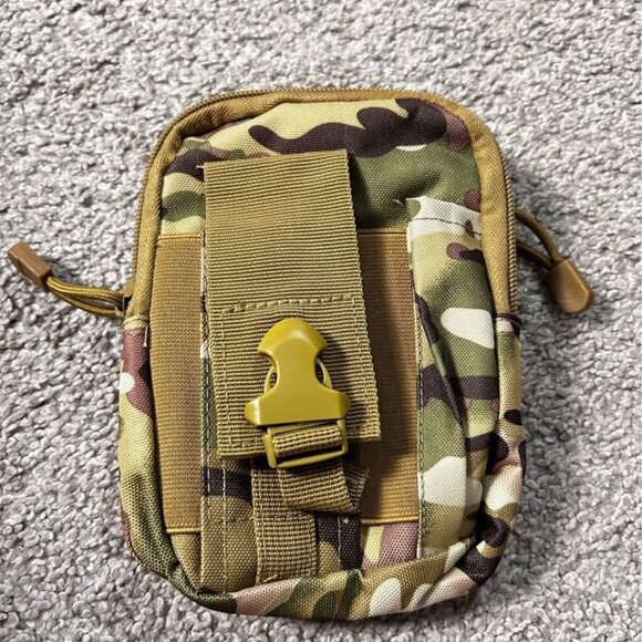 Phone Holster Pen Holder Molle Pouch EDC Belt Waist Bag - Picture 3 of 4